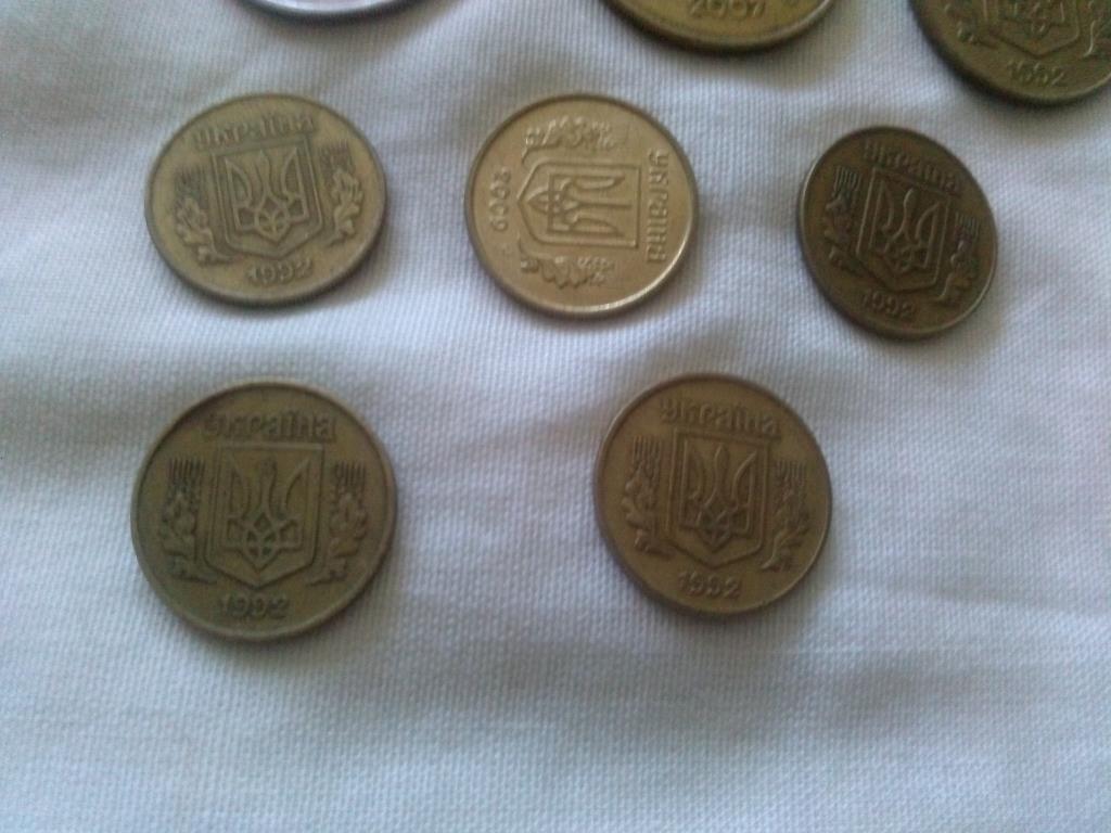Монеты Украины (8 шт.) 50 , 25 , 10 , 5 копинок ( 1992 - 2009 гг. ) 3