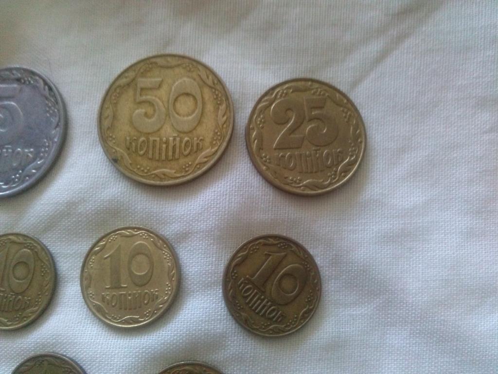Монеты Украины (8 шт.) 50 , 25 , 10 , 5 копинок ( 1992 - 2009 гг. ) 6