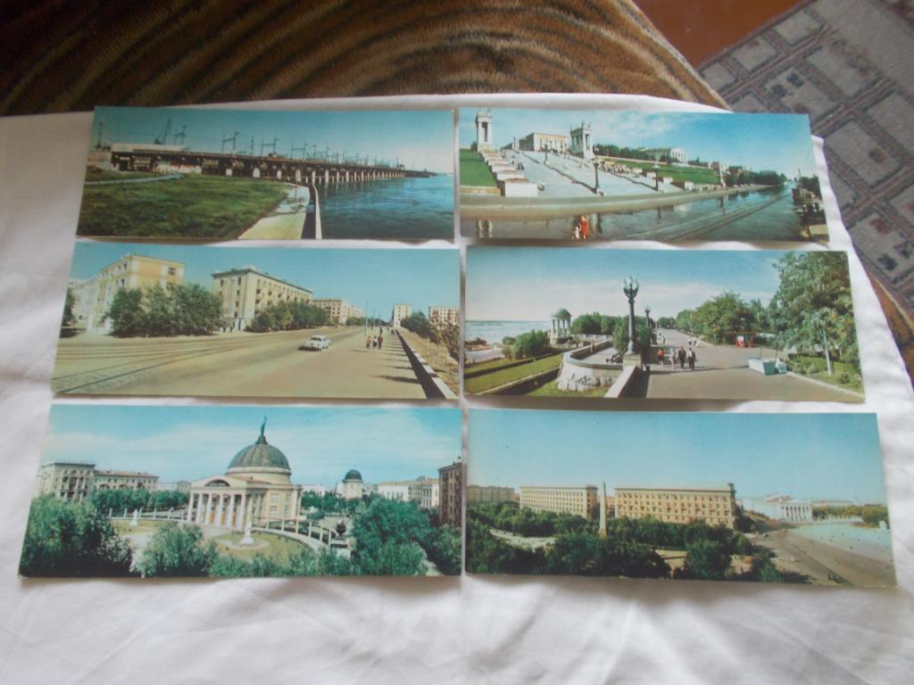 Города СССР : Волгоград 1966 г. , полный набор - 16 открыток (чистые , в идеале) 2