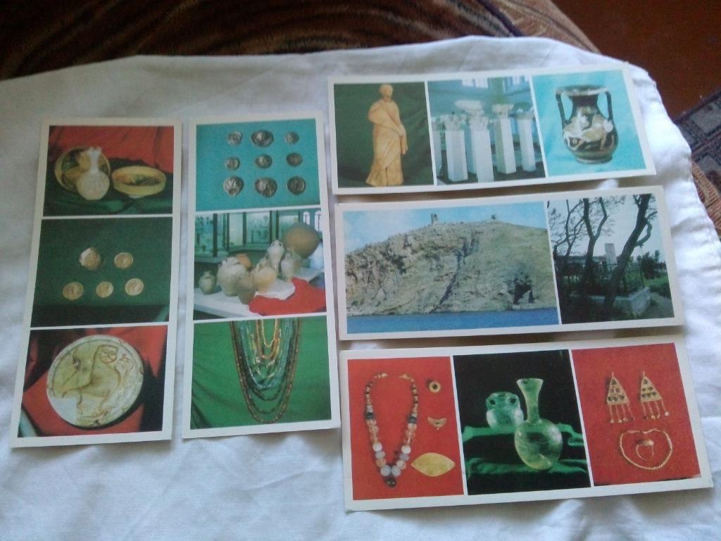 Херсонесский археологический заповедник 1984 г. полный набор - 18 открыток 2