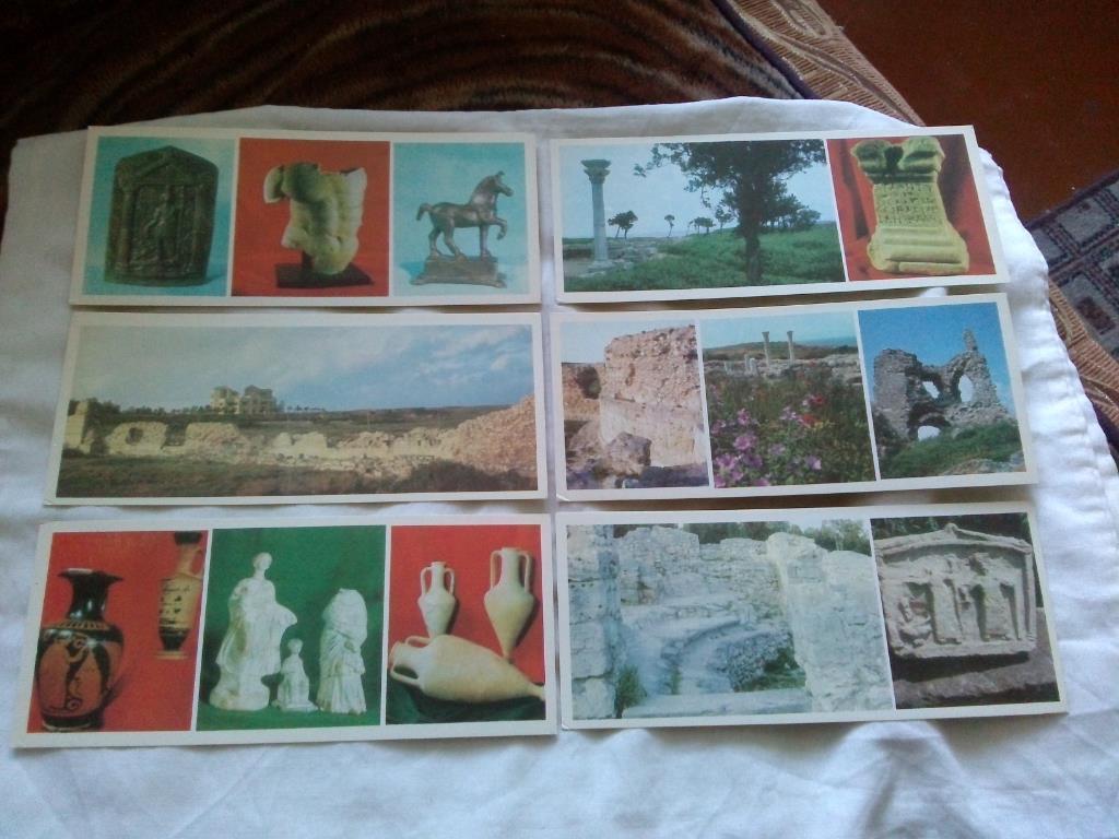 Херсонесский археологический заповедник 1984 г. полный набор - 18 открыток 3