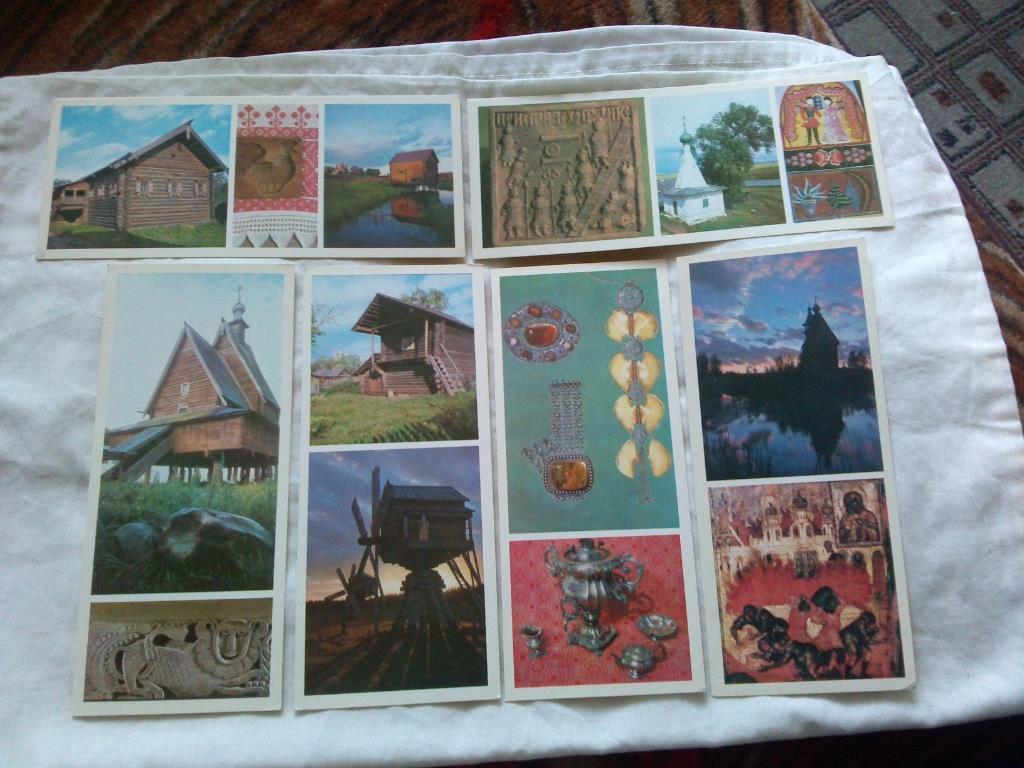 Костромской музей - заповедник 1981 г. полный набор - 18 открыток (Храмы) чистые 4