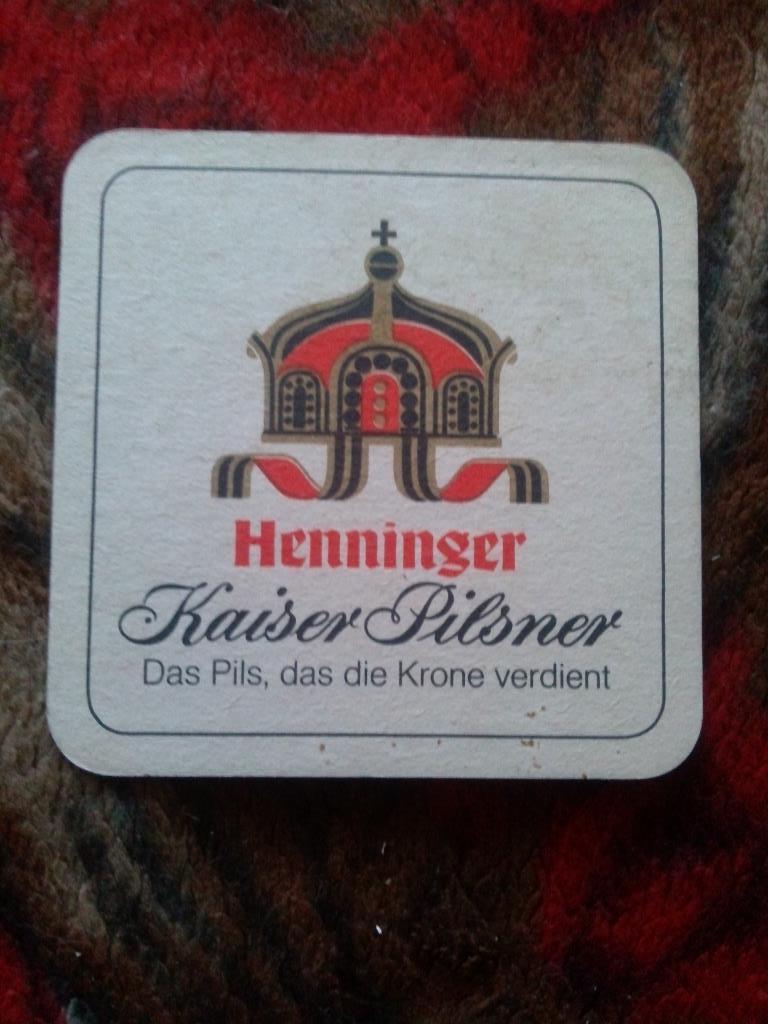 Подставка под пивоHenninger(Германия) картон