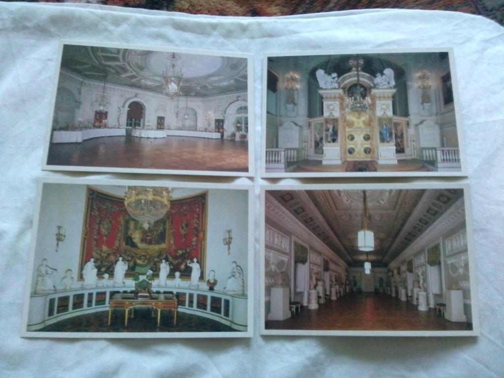 Павловск Дворец - музей 1982 г. полный набор - 16 открыток (чистые , в идеале) 3