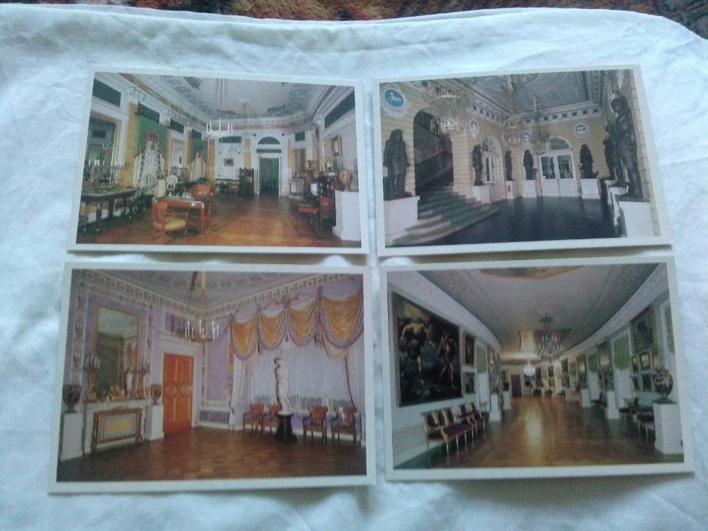 Павловск Дворец - музей 1982 г. полный набор - 16 открыток (чистые , в идеале) 4