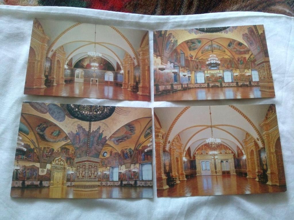 Грановитая палата Московского Кремля 1979 г. полный набор - 16 открыток (чистые) 2