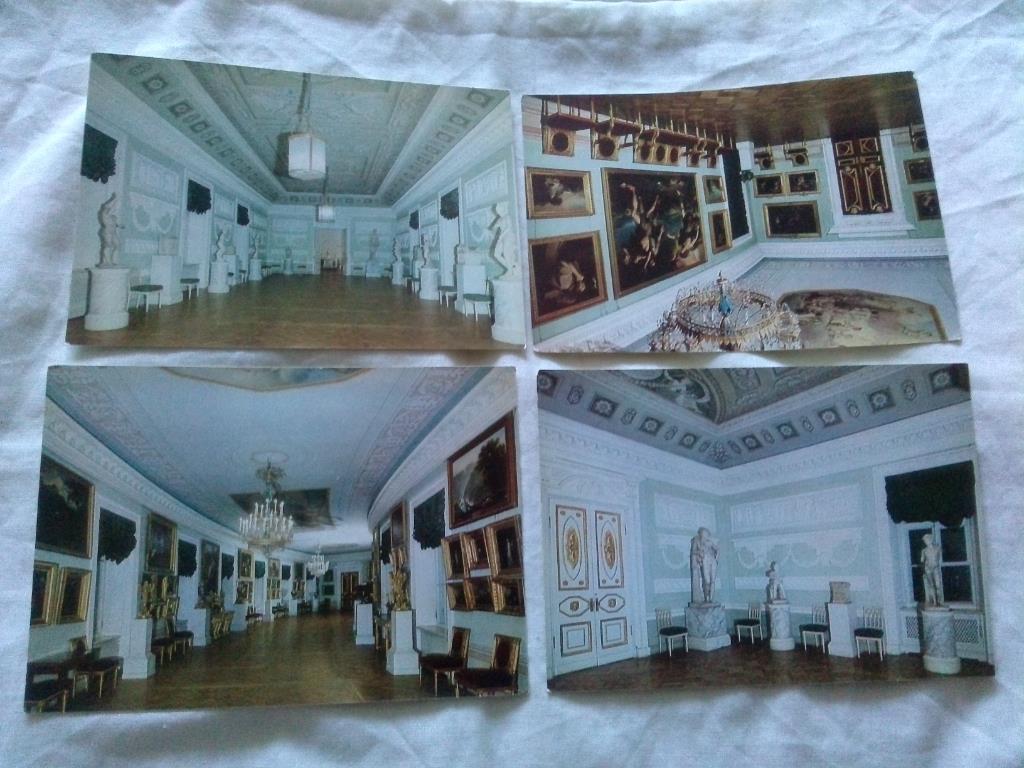 Павловский дворец - музей 1977 г. полный набор - 16 открыток (чистые в идеале) 3