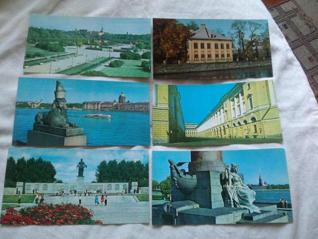 Города СССР : Ленинград 1979 г. полный набор - 24 открытки (чистые , в идеале) 3