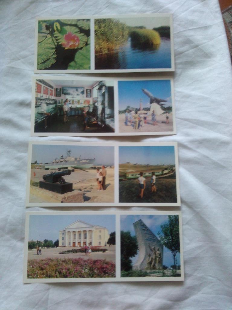 Курорты Азовского побережья 1986 г. полный набор - 12 открыток (чистые , идеал) 3