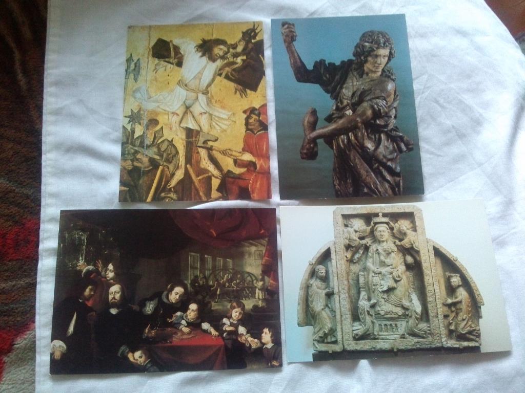 Чехословакия Мастер Теодорих (Живопись) полный набор - 12 открыток (чистые) 4