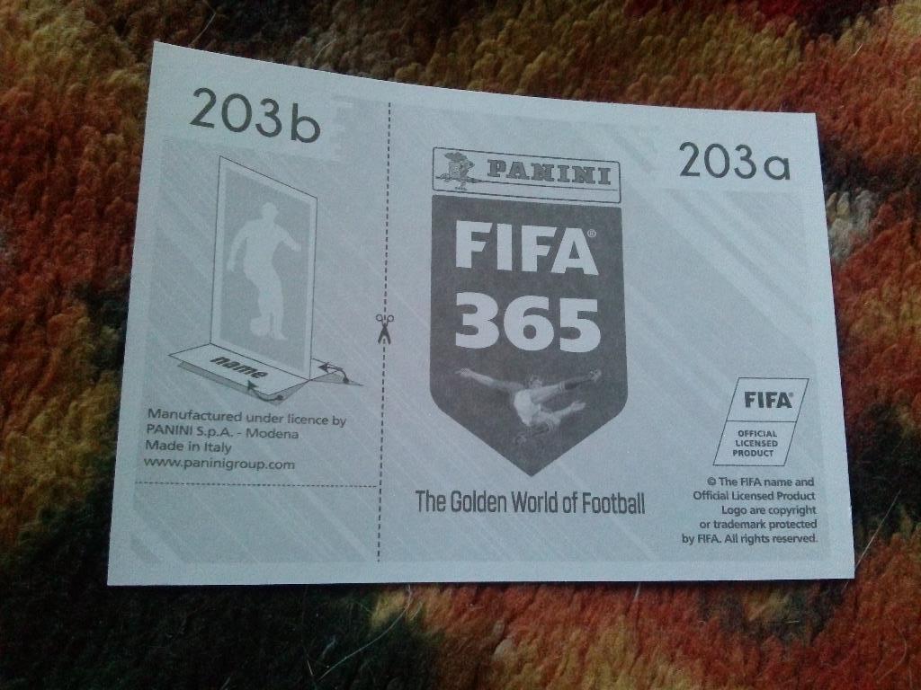 Наклейка Panini FIFA 365 : Daniel Caligiuri ( ФК Шальке 04 , Германия ) 1