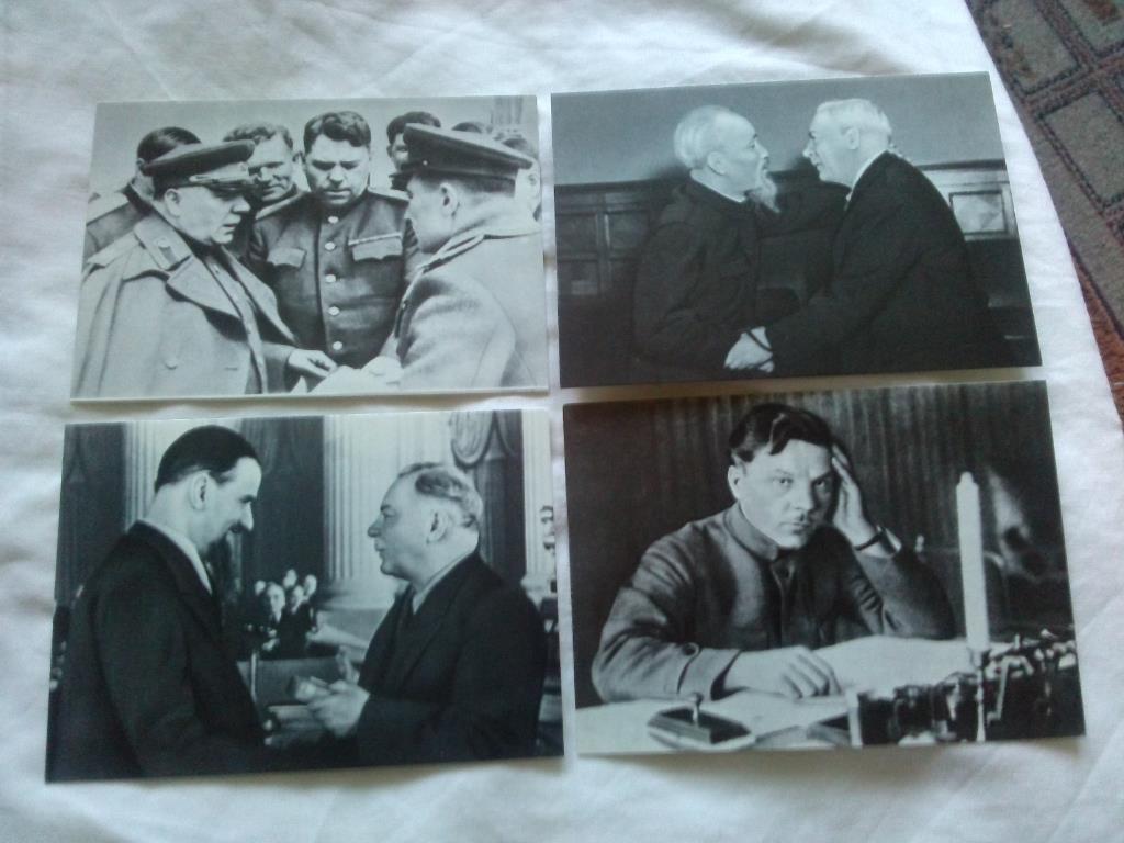 Маршал СССР К.Е. Ворошилов 1972 г. полный набор - 14 открыток (чистые , идеал) 2