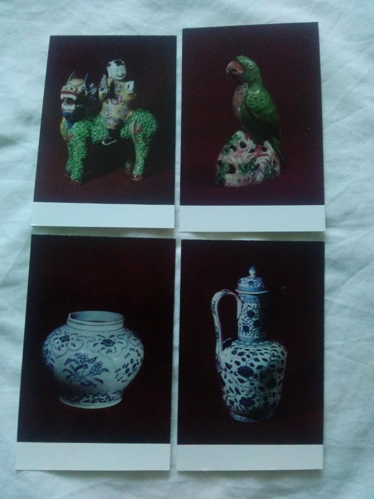 Китайский и японский фарфор XVI - XIX веков 1976 г. полный набор - 16 открыток 4