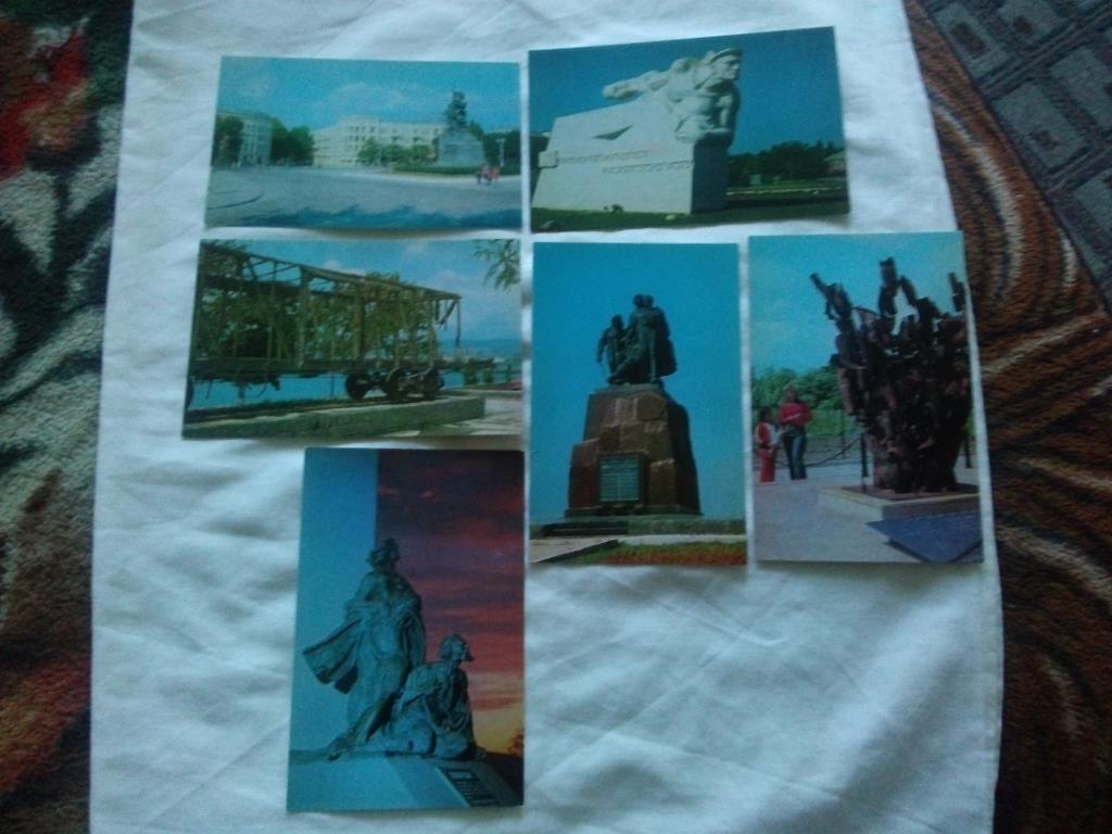 Город-герой Новороссийск 1977 г. полный набор - 18 открыток (Города СССР) 4
