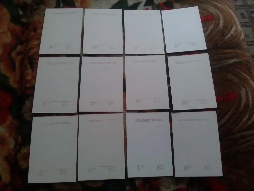 Ленин в Кремле 1969 г. полный набор - 21 открытка (чистые , в идеале) 6