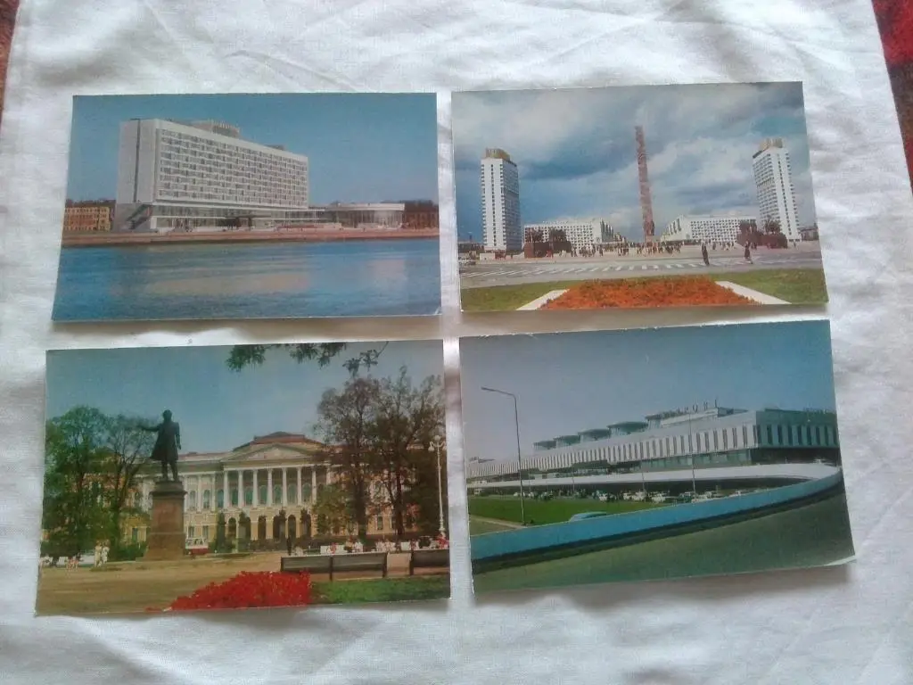 Города СССР : Ленинград 1977 г. полный набор - 16 открыток (чистые , в идеале) 3