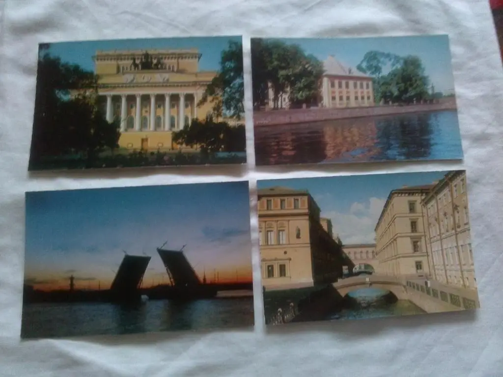 Города СССР : Ленинград 1977 г. полный набор - 16 открыток (чистые , в идеале) 4