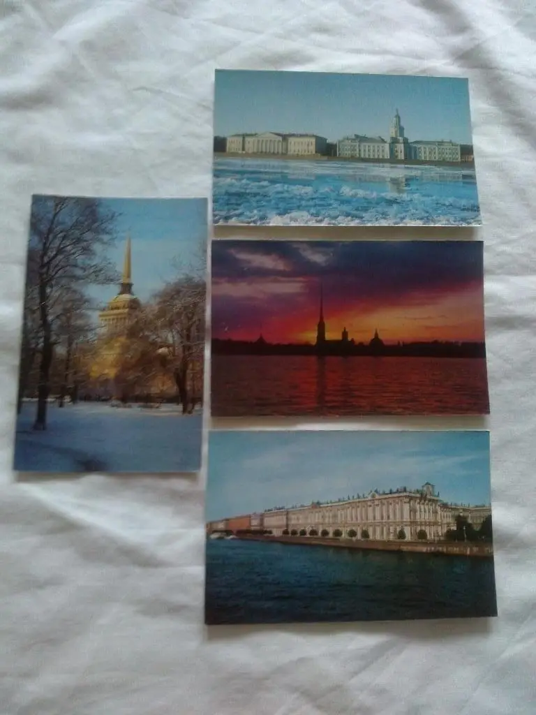 Города СССР : Ленинград 1977 г. полный набор - 16 открыток (чистые , в идеале) 5