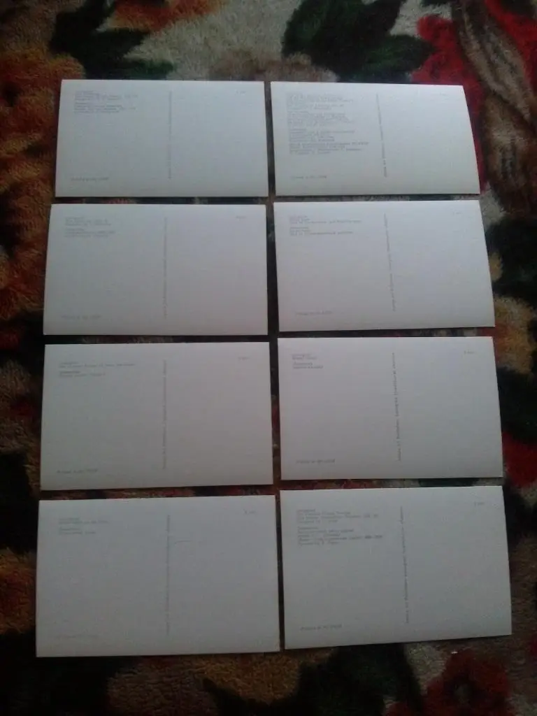 Города СССР : Ленинград 1977 г. полный набор - 16 открыток (чистые , в идеале) 6