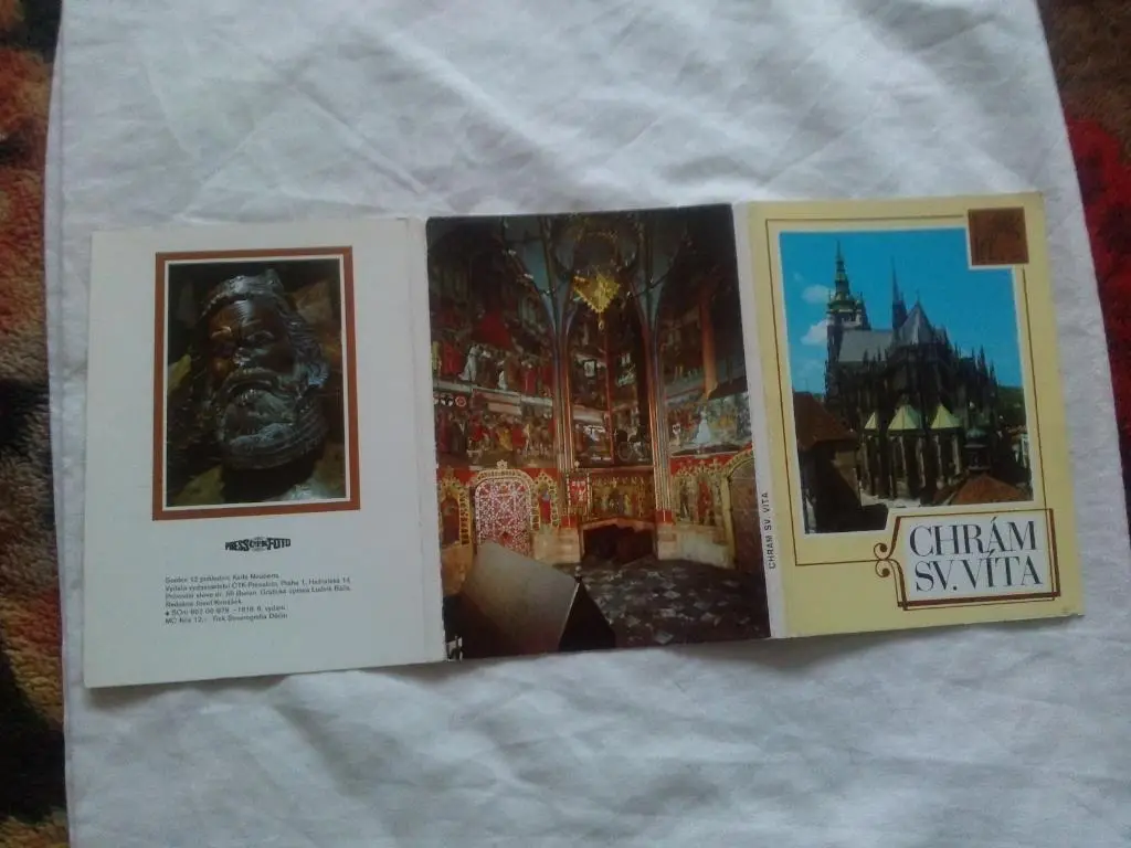 Чехословакия Храм Святого Вита , полный набор - 12 открыток (чистые , в идеале) 1