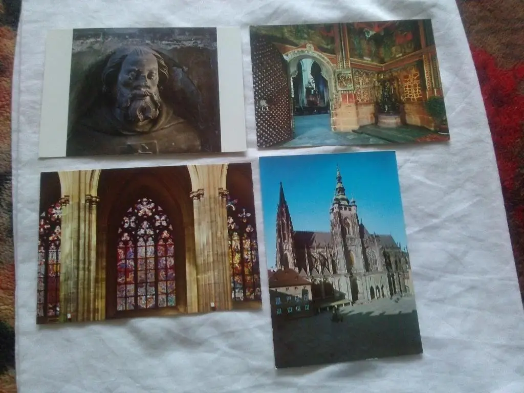 Чехословакия Храм Святого Вита , полный набор - 12 открыток (чистые , в идеале) 2