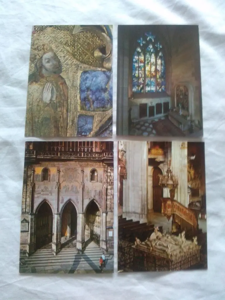 Чехословакия Храм Святого Вита , полный набор - 12 открыток (чистые , в идеале) 4