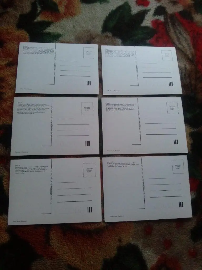 Чехословакия Храм Святого Вита , полный набор - 12 открыток (чистые , в идеале) 5