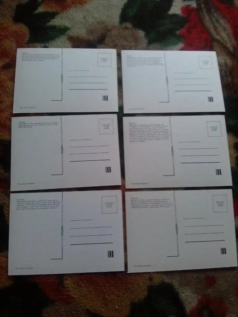 Чехословакия Храм Святого Вита , полный набор - 12 открыток (чистые , в идеале) 6