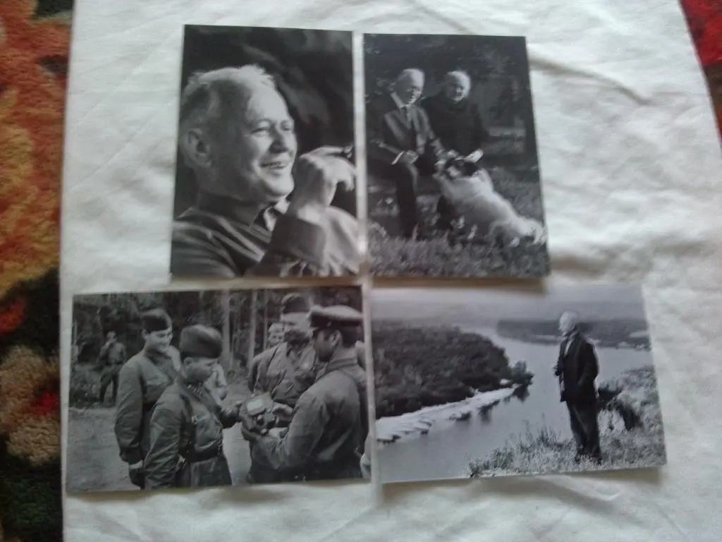 Писатель СССР М.А. Шолохов 1975 г. полный набор - 12 открыток (чистые ) идеал 2