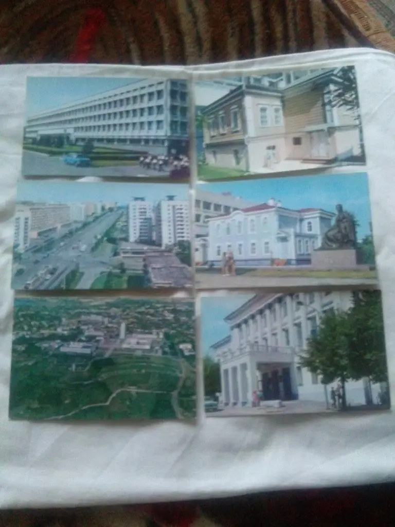Города СССР : Ульяновск 1978 г. полный набор - 18 открыток (чистые , в идеале) 5