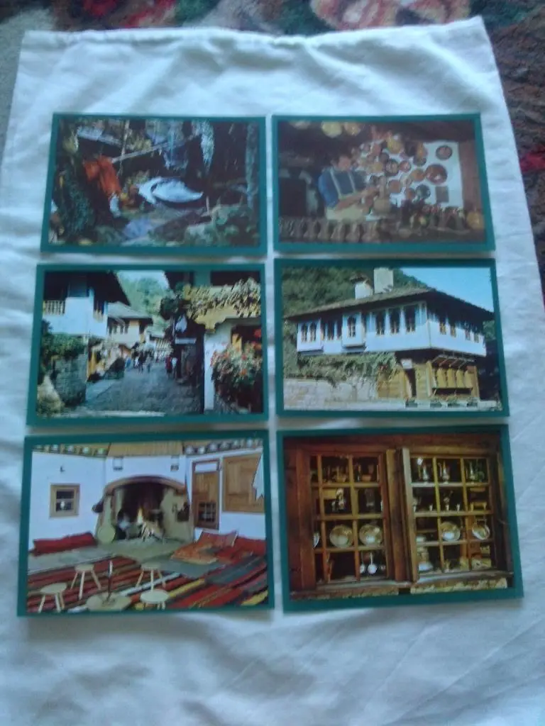 Болгария Этнографический комплекс Етыр , полный набор - 15 открыток (Промыслы) 2