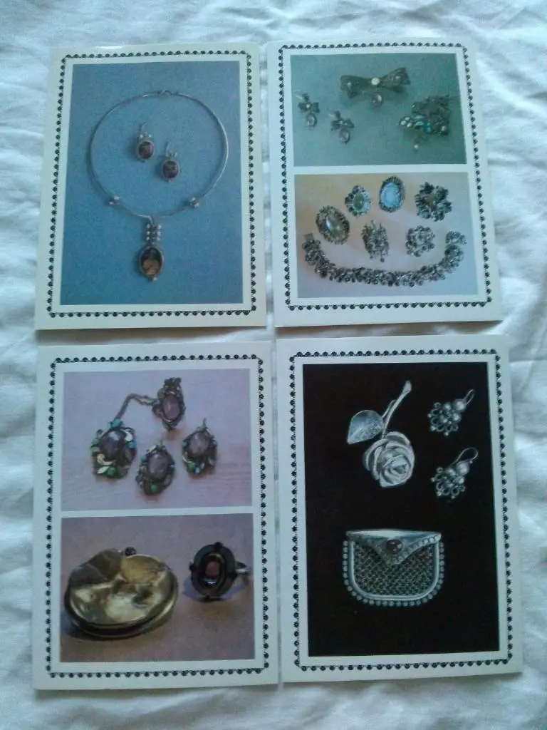 Современное искусство художников - ювелиров 1985 г. полный набор - 18 открыток 5