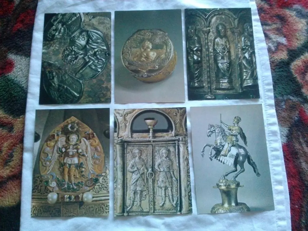 Скульптура в произведениях золотого и серебряного дела 1981 г. полный набор 2