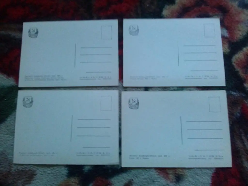 Скульптура Штробл 1958 г. полный набор - 10 открыток (ИЗОГИЗ) Искусство 6