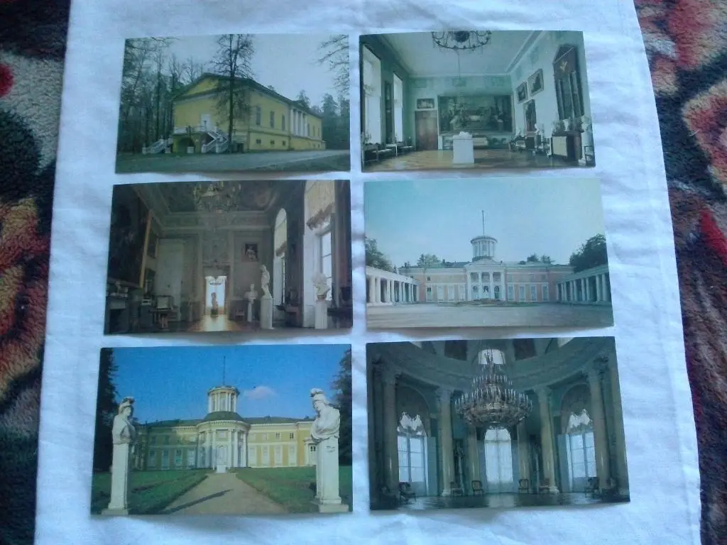 Архангельское 1983 г. полный набор - 16 открыток ( чистые , в идеале ) Ленинград 2