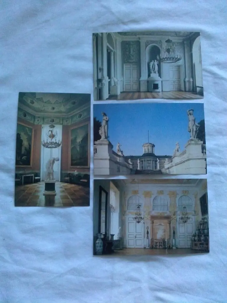 Архангельское 1983 г. полный набор - 16 открыток ( чистые , в идеале ) Ленинград 4