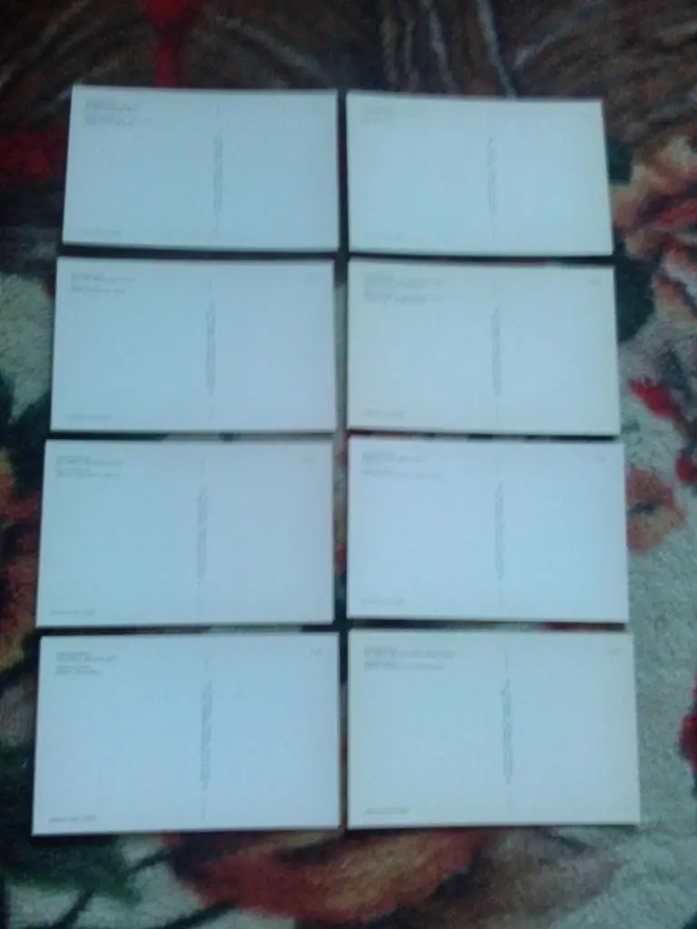 Архангельское 1983 г. полный набор - 16 открыток ( чистые , в идеале ) Ленинград 6