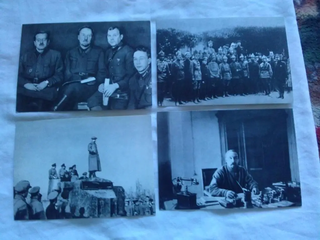 Деятели СССР : Н.И. Подвойский 1970 г. полный набор - 15 открыток (чистые) 4