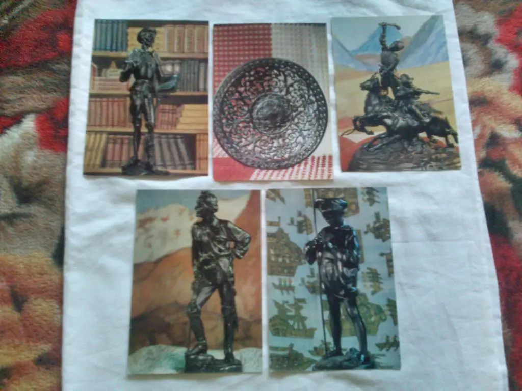 Изделия Каслинских мастеров 1976 г. полный набор - 17 открыток (чистые , идеал) 4