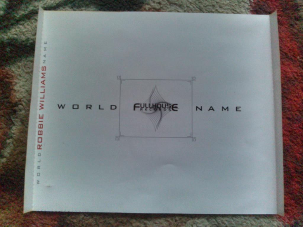 CD Robbie Williams ( Worldname ) лицензия 5