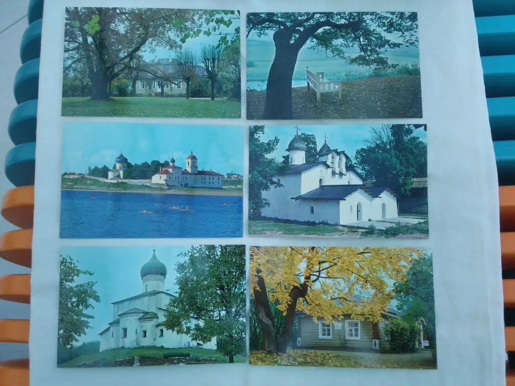 Города СССР : Псков 1974 г. полный набор - 18 открыток ( чистые , в идеале ) 2