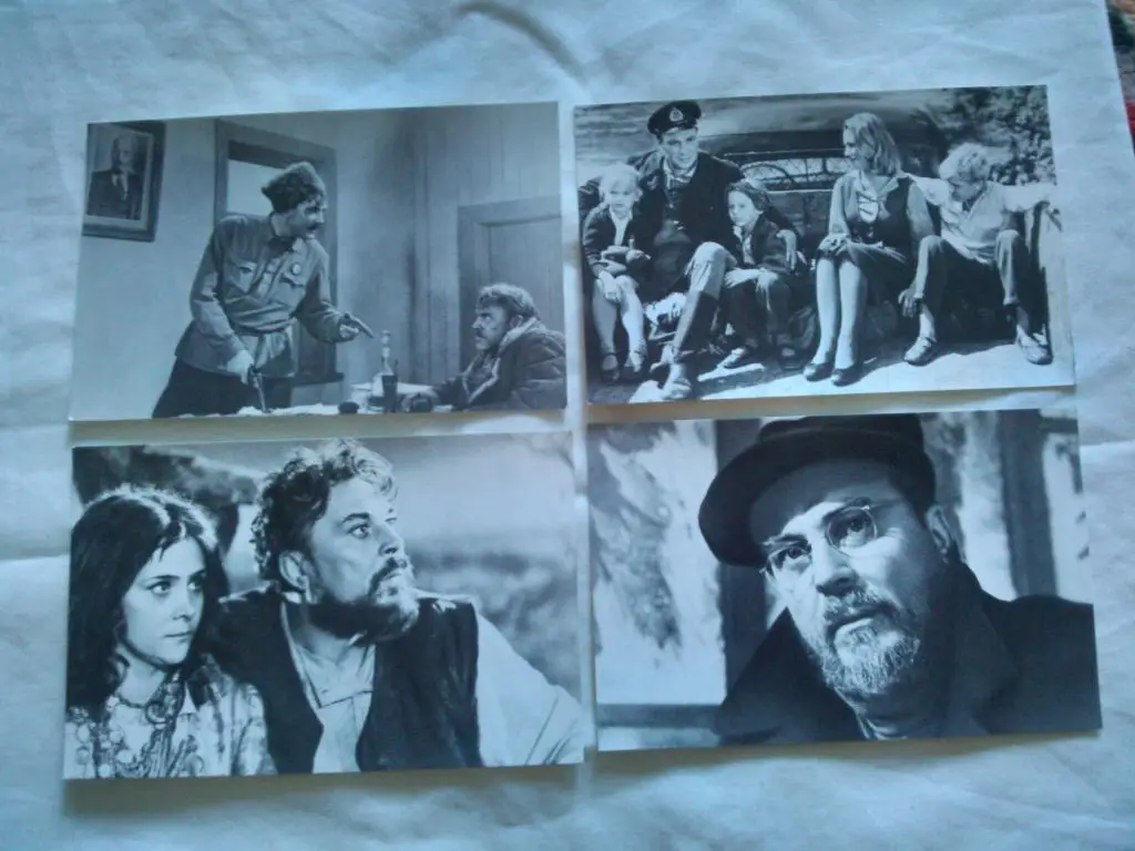 Евгений Матвеев 1979 г. полный набор - 10 открыток (Артисты кино СССР) чистые 3