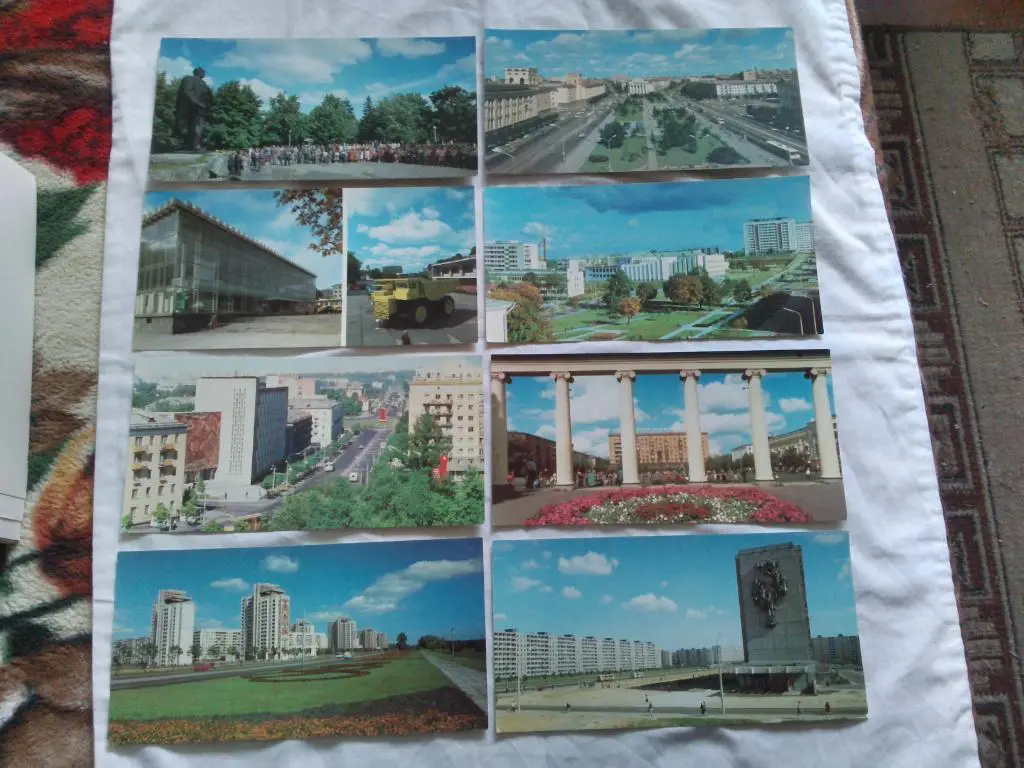 Города СССР : Минск (Белоруссия) 1983 г. полный набор - 24 открыток (чистые) 4