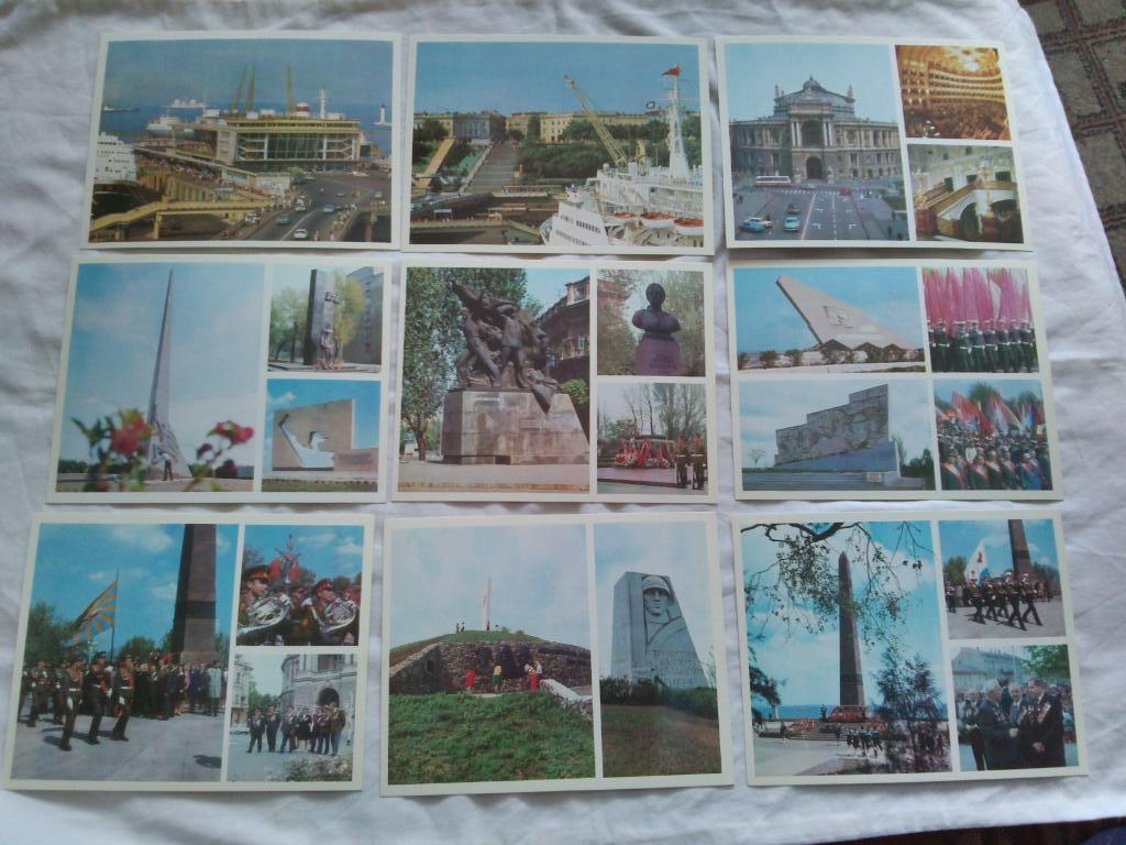 Города СССР : Одесса 1978 г. полный набор - 24 открытки ( в идеале ) 3