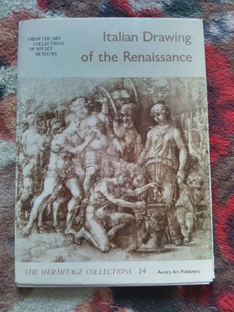 Живопись Рисунки итальянских художников эпохи Возрождения полный набор-16 откр.