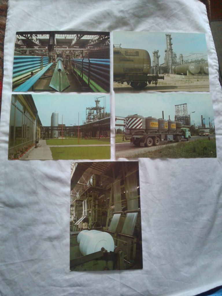 Чехословакия Завод Словнафт , полный набор - 15 открыток (чистые , в идеале) 4