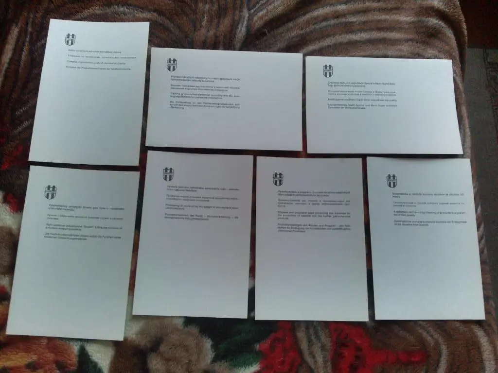 Чехословакия Завод Словнафт , полный набор - 15 открыток (чистые , в идеале) 6