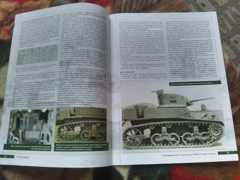 Танки мира (Коллекция) : Танк легкий М3/М5Генерал Стюарт( USA ) 2