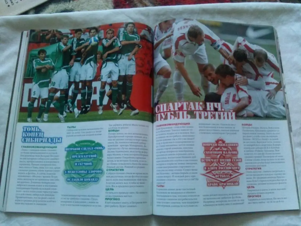 ЖурналTotal Football№ 3 март 2008 г. Футбол ( Спорт ) Сезон 2008 года 5