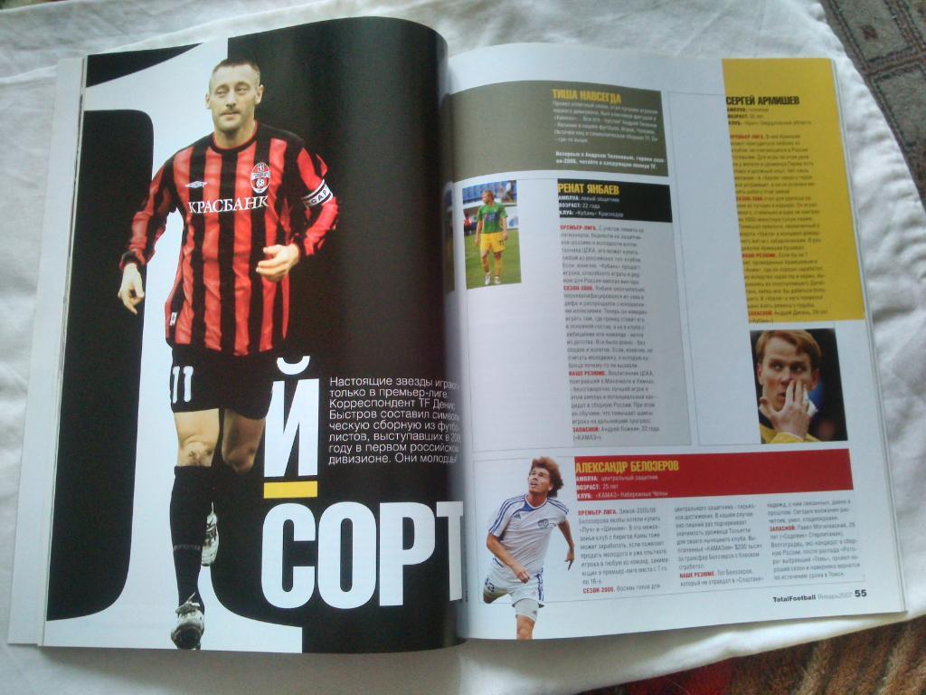 ЖурналTotal Football№ 1 ( январь ) 2007 г. Футбол ( Спорт ) 4